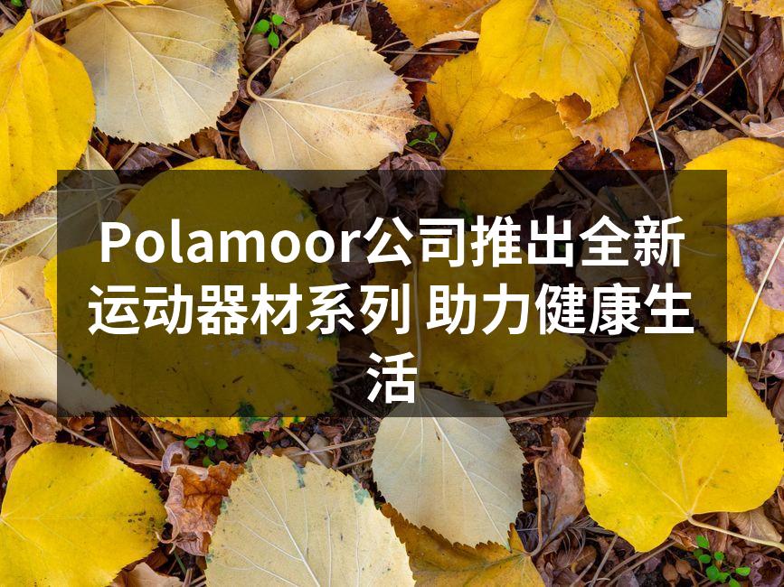 Polamoor公司推出全新运动器材系列 助力健康生活